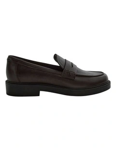 Pia Loafers in Chocolate Leather
