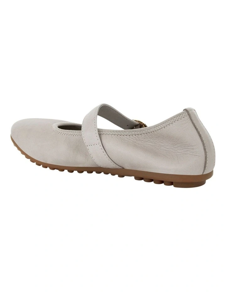 Paulina Ballet Flats in Taupe Leather image 3