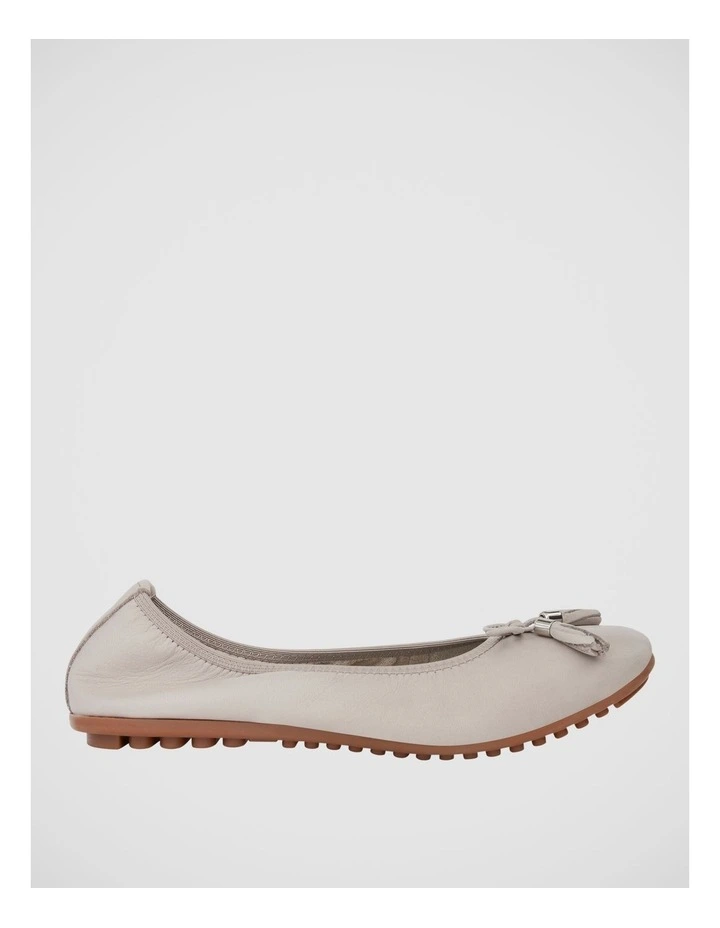 Prima Ballet Flats in Taupe Leather image 1