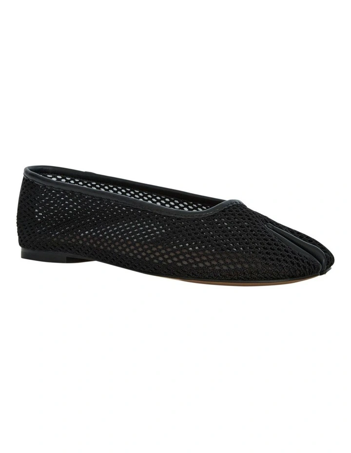 Electra Ballet Flats in Black Mesh image 2
