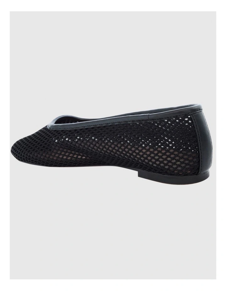 Electra Split-toe Tabi Ballet in Black Mesh image 4