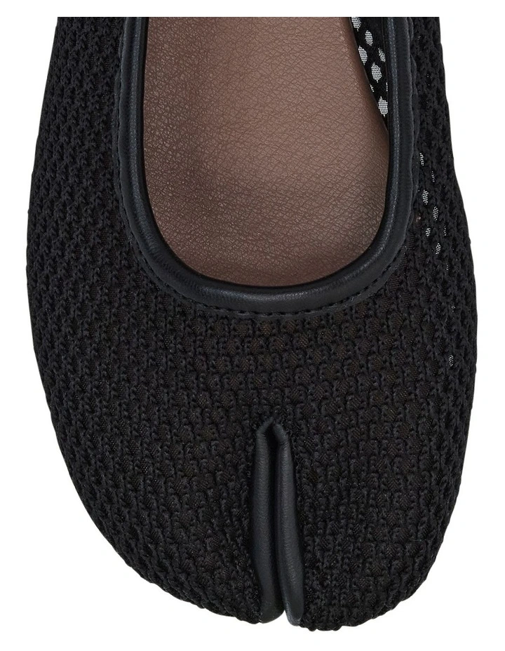 Electra Ballet Flats in Black Mesh image 4