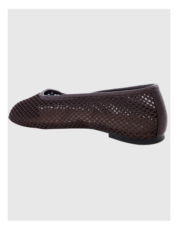 Electra Split-toe Tabi Ballet in Chocolate Mesh image 4