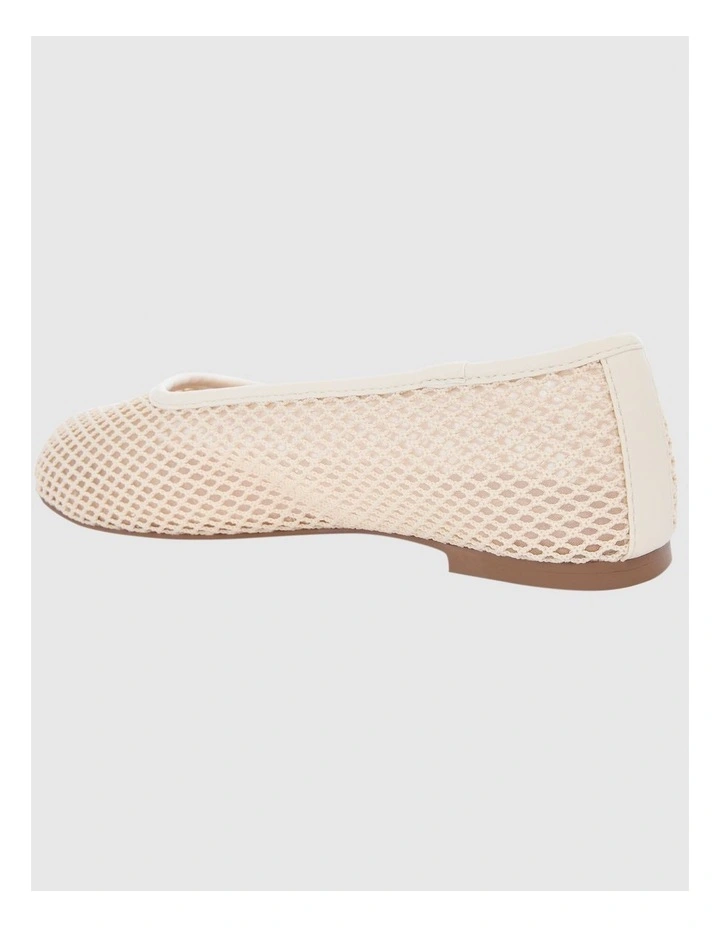Electra Split-toe Tabi Ballet in Ivory Mesh image 4