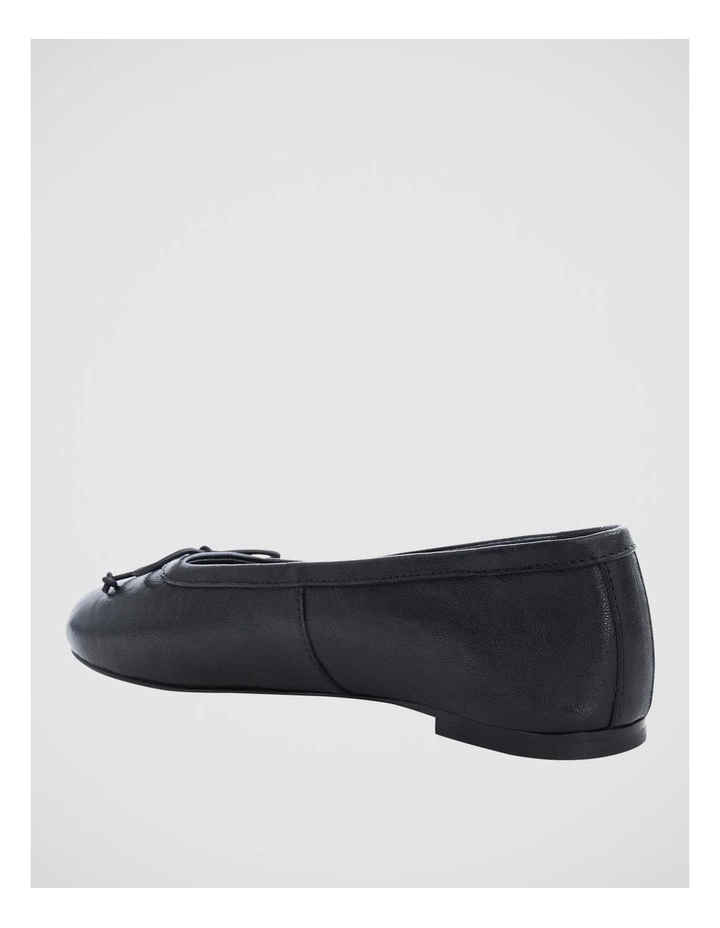 Edwina Split-toe Tabi Ballet in Black Leather image 4