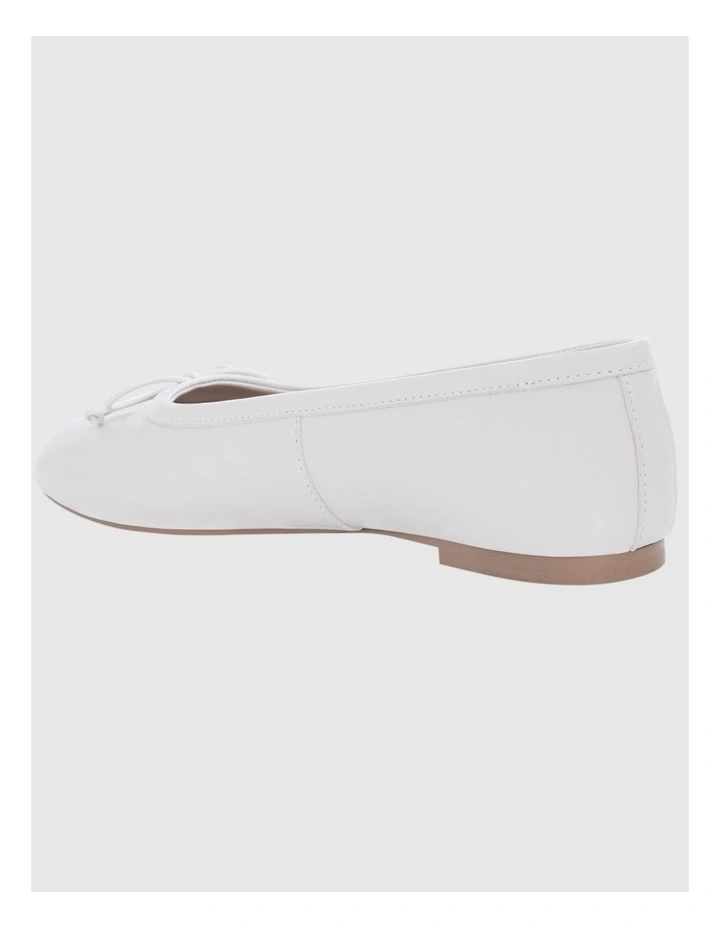 Edwina Split-toe Tabi Ballet in Bone Leather image 3