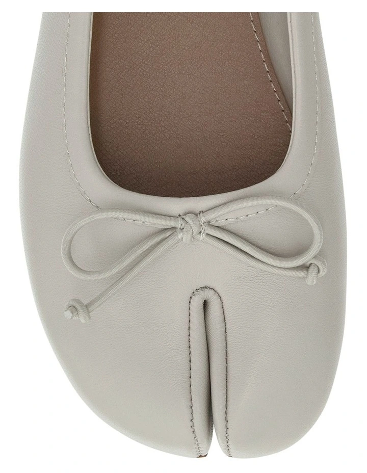 Edwina Ballet Flats in Bone Leather image 4