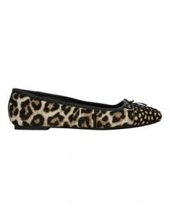 Mayhem Ballet Flat in Animal Print