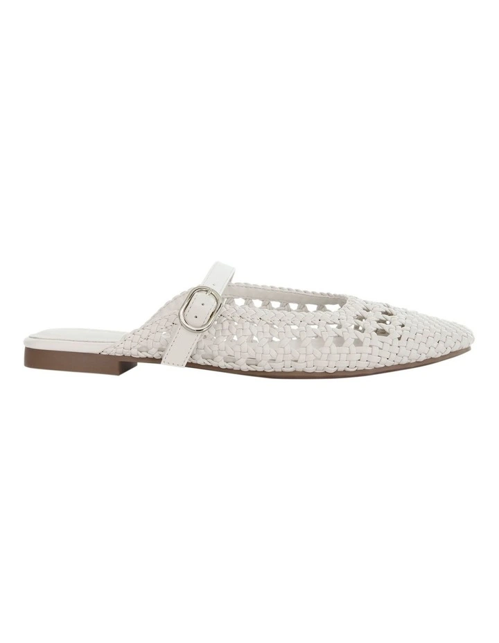 Mirabel Ballet Flats in Bone Weave image 1