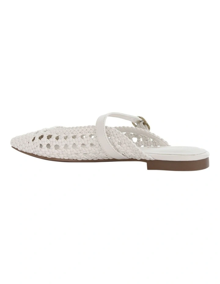 Mirabel Ballet Flats in Bone Weave image 3