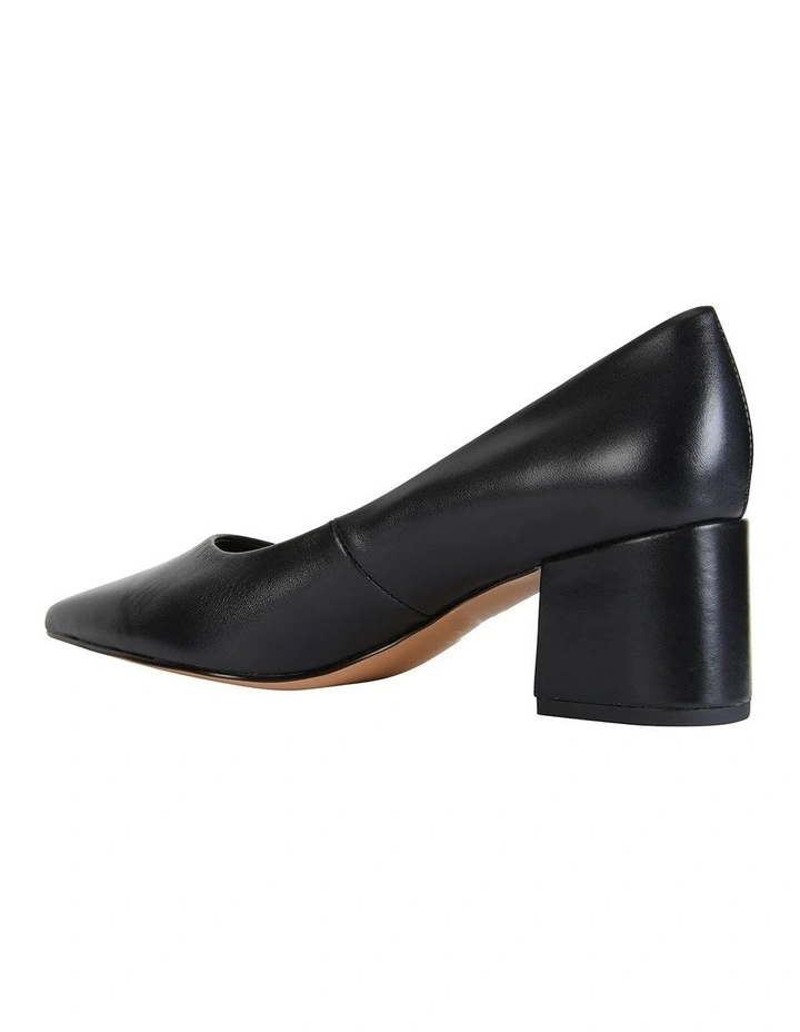 Idol Heeled Shoes in Black Leather image 6
