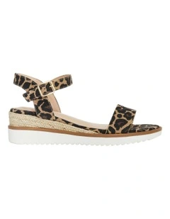 Verona Sandals in Animal Fabric