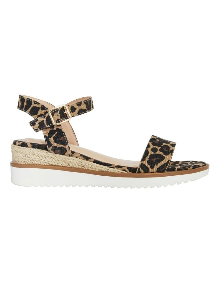 Verona Sandals in Animal Fabric image 1