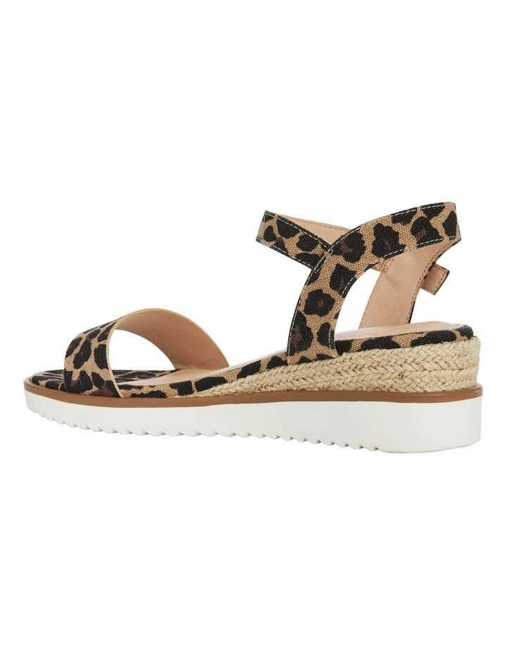 Verona Sandals in Animal Fabric image 3