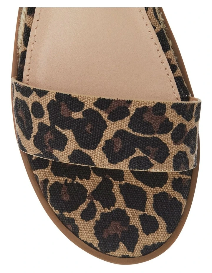 Verona Sandals in Animal Fabric image 4