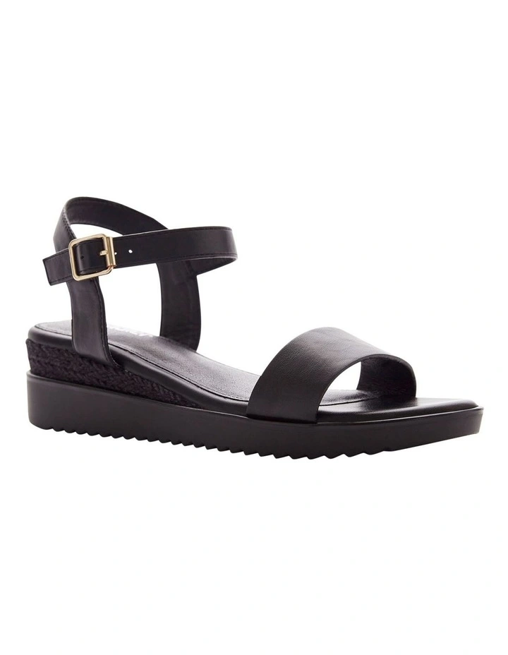 Verona Sandals in Black on Black image 2