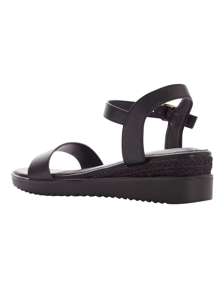 Verona Sandals in Black on Black image 3