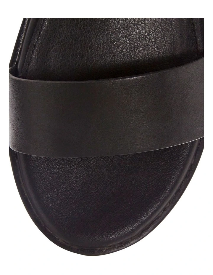 Verona Sandals in Black on Black image 4