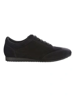 Pulse Sneakers in Black Suede