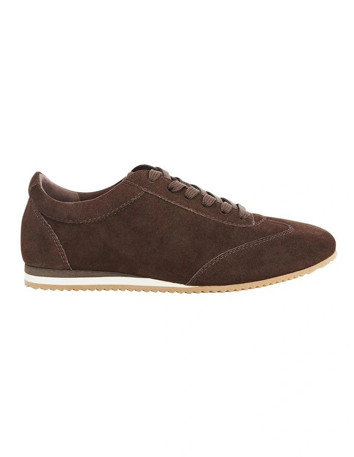 Pulse Sneakers in Chocolate Suede image 1