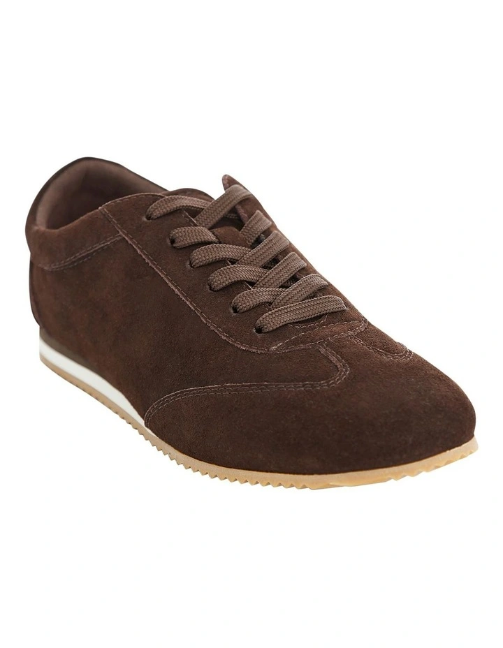 Pulse Sneakers in Chocolate Suede image 2