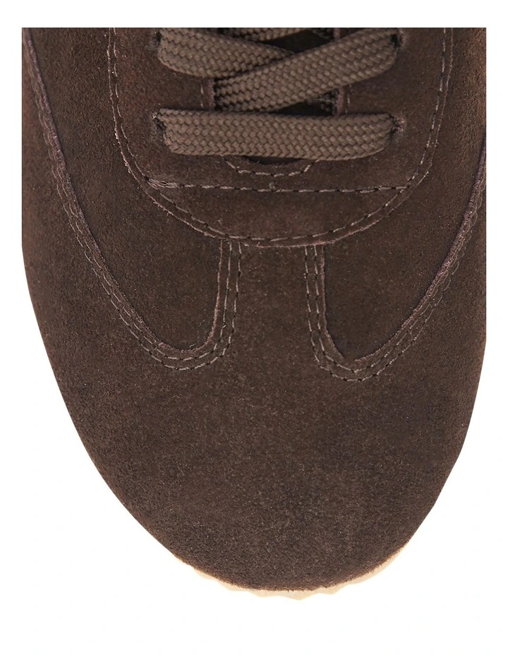 Pulse Sneakers in Chocolate Suede image 4