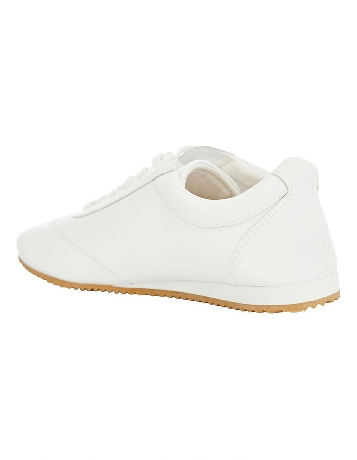 Pulse Sneakers in White Leather image 3
