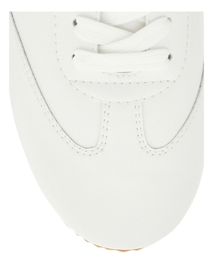 Pulse Sneakers in White Leather image 4