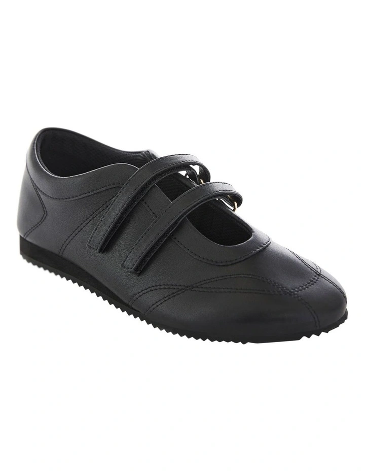 Pronto Sneaker in Black Leather image 2