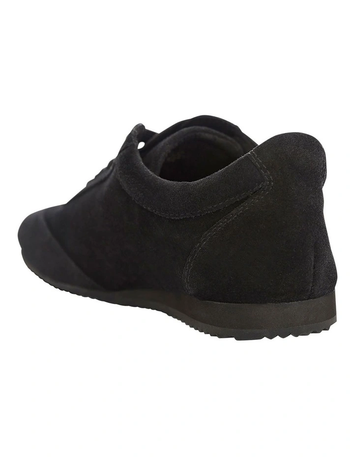 Pronto Sneaker in Black Leather image 3