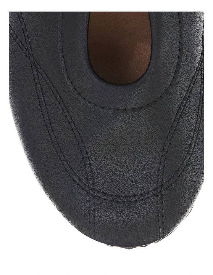 Pronto Sneaker in Black Leather image 4