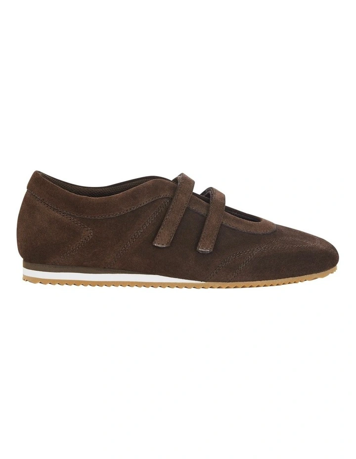 Pronto Sneaker in Chocolate Suede image 1