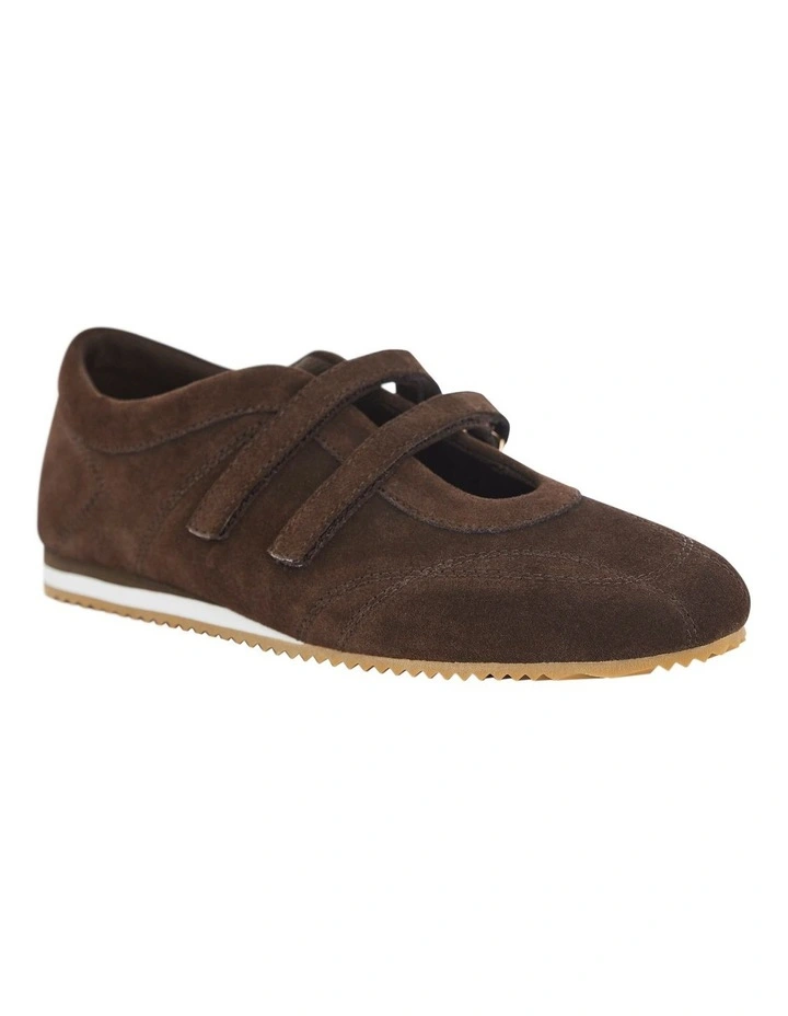 Pronto Sneaker in Chocolate Suede image 2