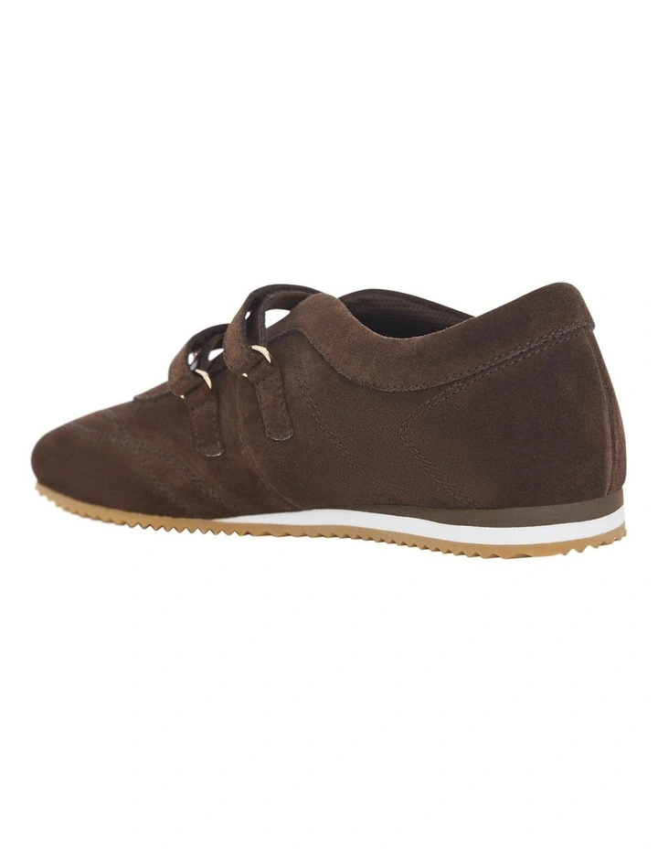 Pronto Sneaker in Chocolate Suede image 3