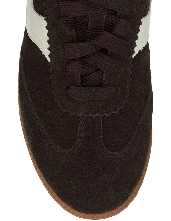 Etta Sneakers in Chocolate Suede / White image 4