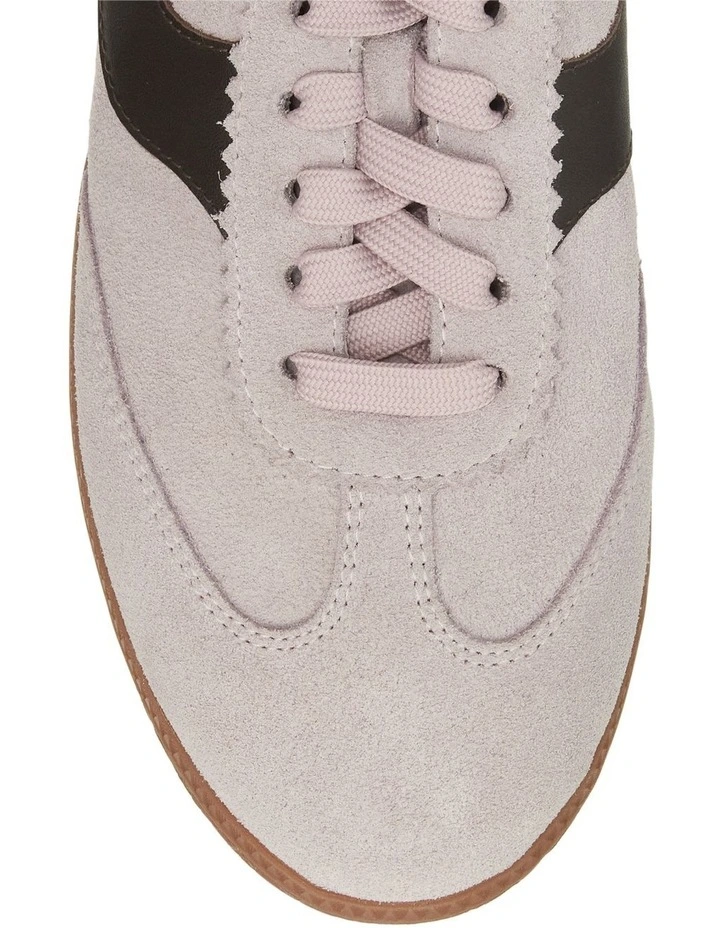 Etta Sneakers in Pink Suede / Chocolate image 4