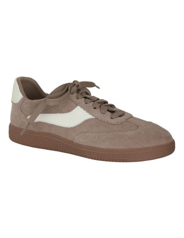 TAUPE SUEDE / WHITE colour