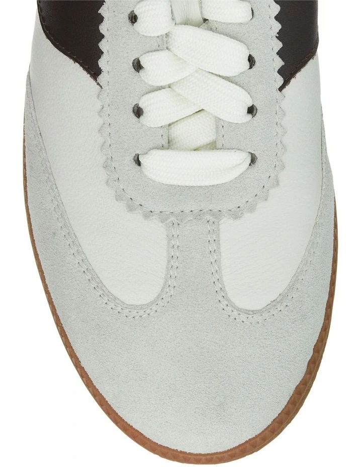 Etta Sneakers in White Glove / Chocolate image 4