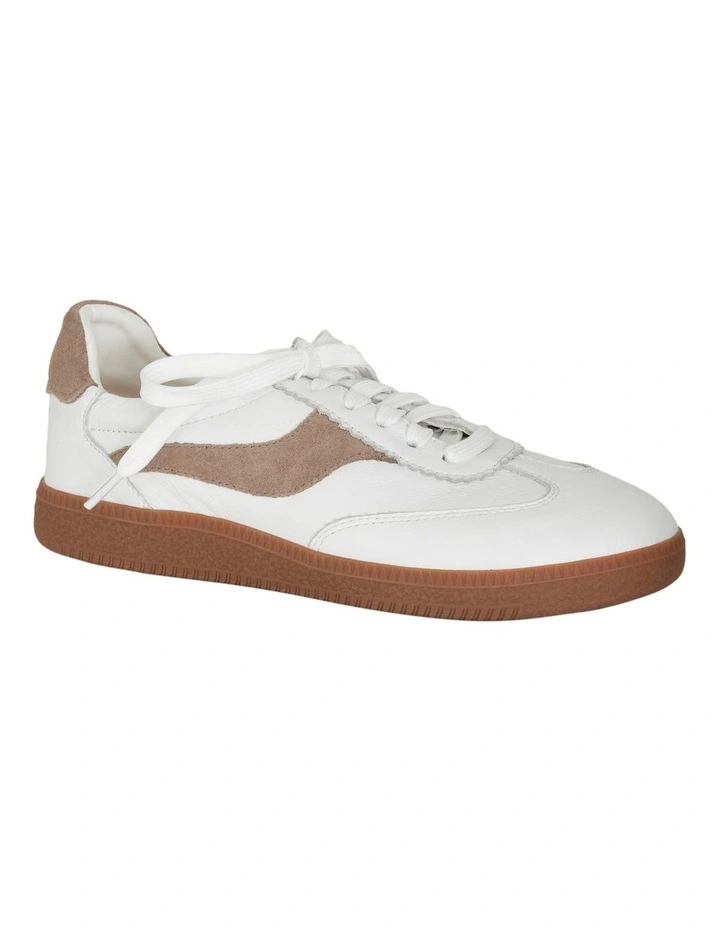 Etta Sneakers in  White Glove / Taupe image 2