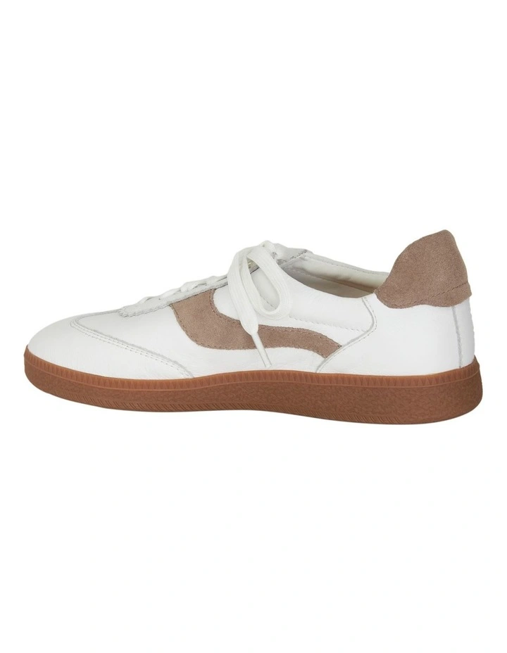 Etta Sneakers in  White Glove / Taupe image 3