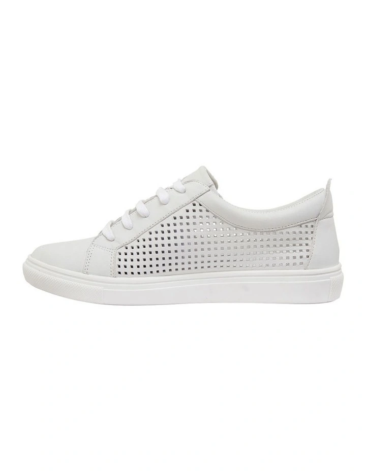 Rio Sneakers in White Leather image 3