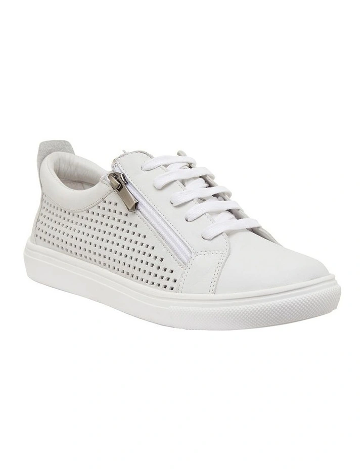 Rio Sneakers in White Leather image 7