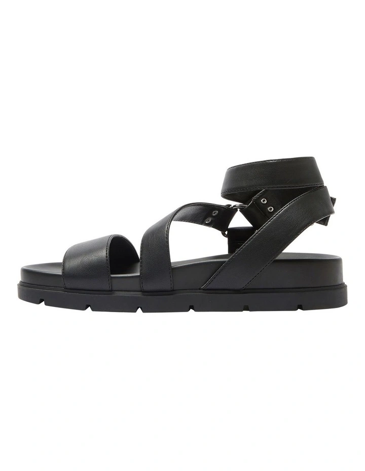 Cancun Sandals in Black image 3