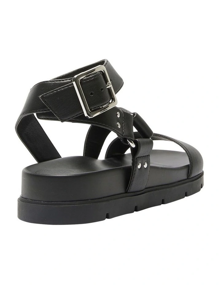 Cancun Sandals in Black image 4