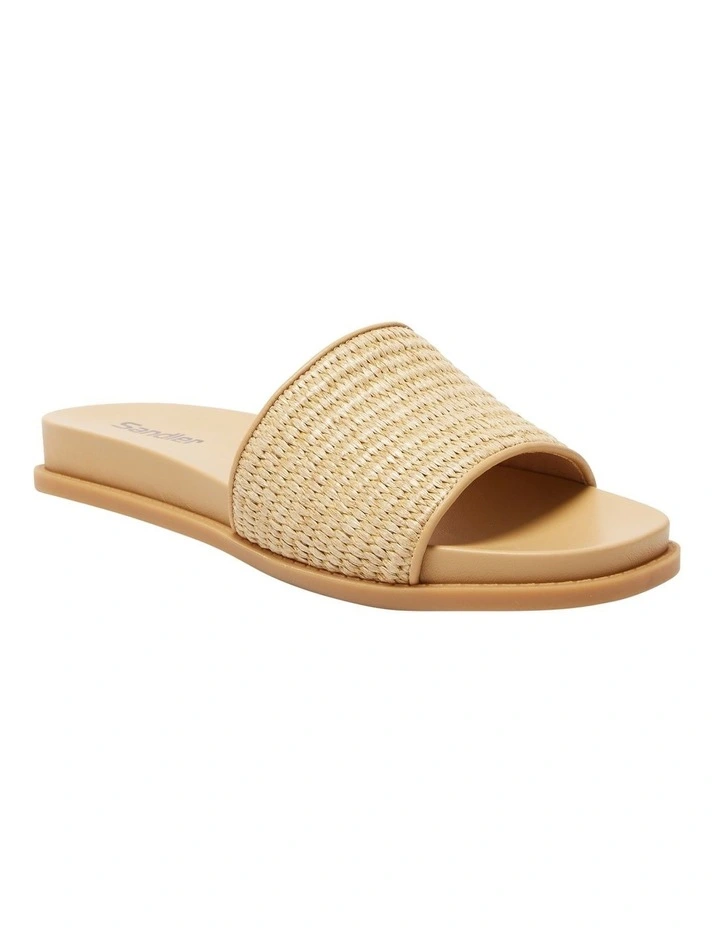 Daphne Sandals in Tan Raffia image 5