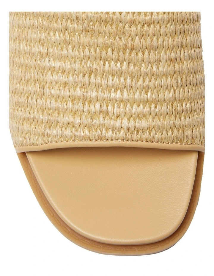 Daphne Sandals in Tan Raffia image 7