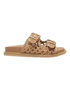 Bamboo Sandals in Camel Weave