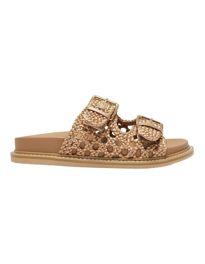 Bamboo Sandals in Camel Weave image 1