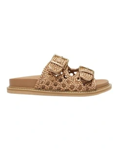 Bamboo Sandals in Camel Weave
