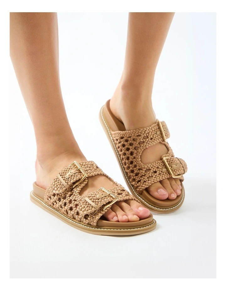 Bamboo Sandals in Camel Weave image 2